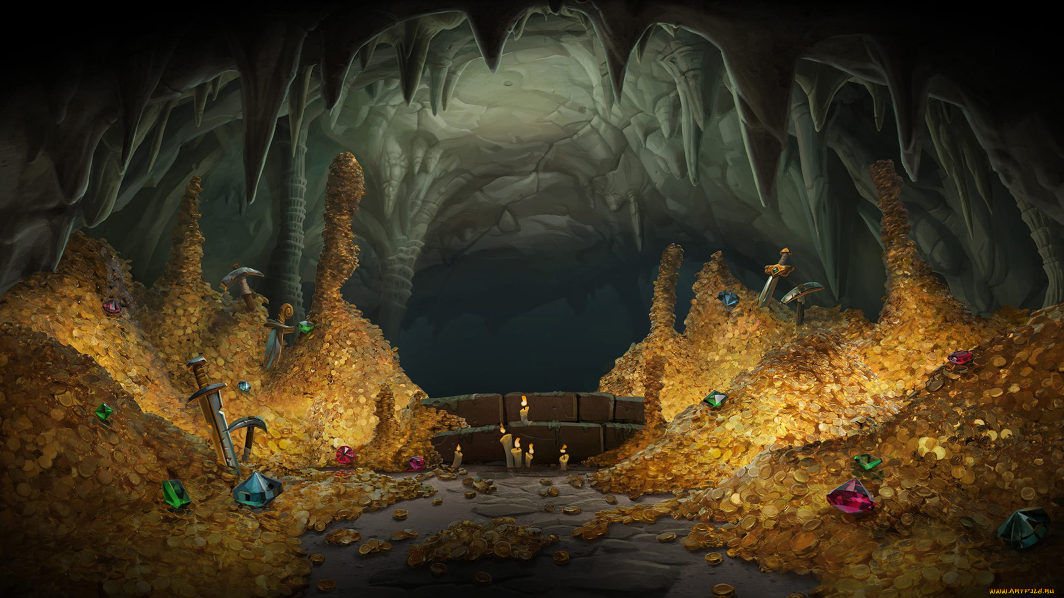 Игра камень дракона. Пещера сокровищ алладин. Пещера с золотом алладин. Пещеры Кристал-Кейв. Драгон Кейв.